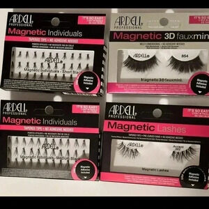 Ardell Magnetic Lashes/Individuals NIB Set Of 4 NEW